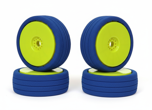 4 Wheels Yellow + 4 Inserts