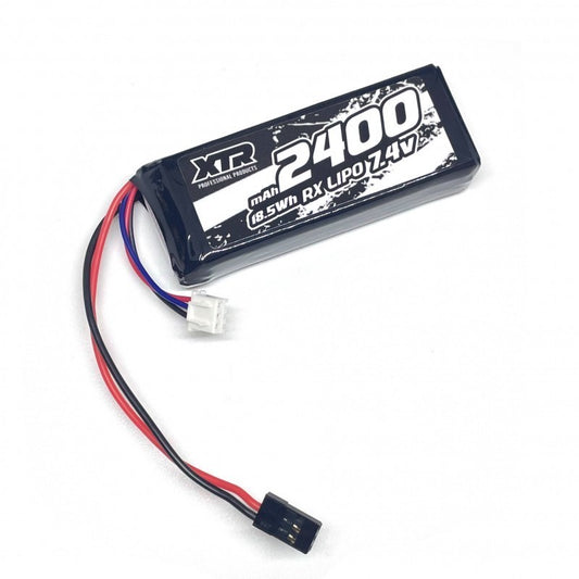 XTR BATTERY RECEIVER FLAT LIPO 7,4V 2400 Mah 16,5X31,5X85