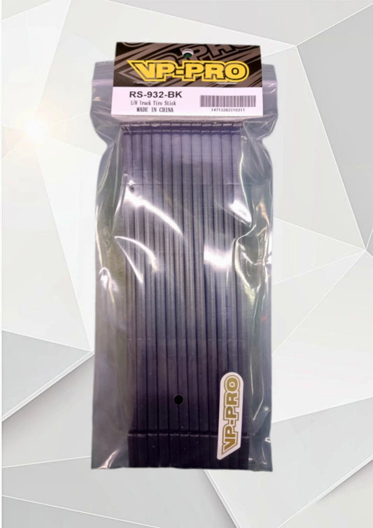 1/8 Truggy Tire Stick ( 12pcs ) ( RS-932-BK )